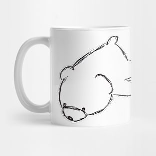 Curious Smiley Bear Mug